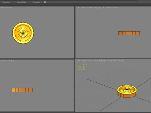 cartoon gold coin 3D Model