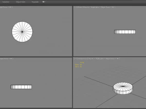 cartoon gold coin 3D Model