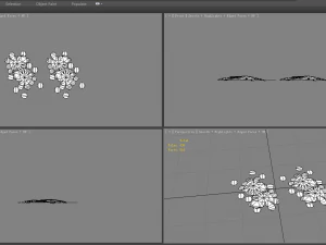 cartoon gold and silver coins 3D Model
