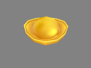 卡通中国金锭-金币金条 3D 模型
