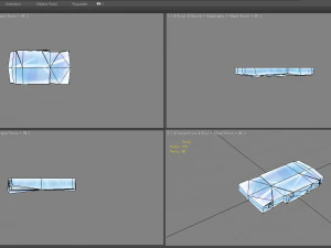 cartoon ice cube 3D Model