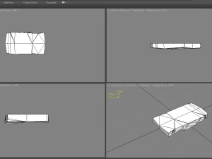 cartoon ice cube 3D Model