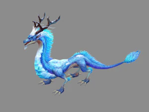 drag&oacute;n de hielo - drag&oacute;n chino Modelo 3D