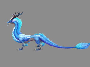 ice dragon - chinese dragon 3D 模型