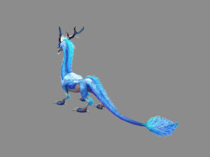 ice dragon - chinese dragon 3D 模型