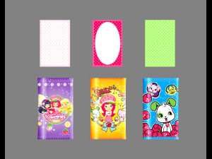cartoon wet wipes - paper 3D Модель