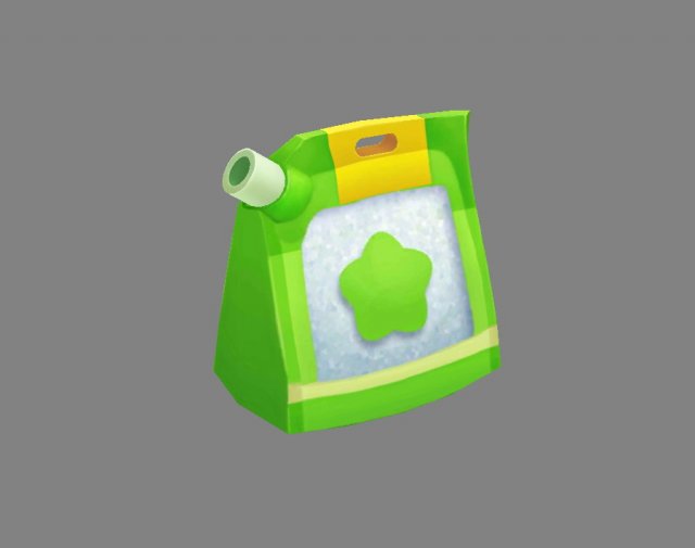 a bag of white sugar 3D Model .c4d .max .obj .3ds .fbx .stl .blend 