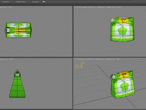 a bag of white sugar 3D Model