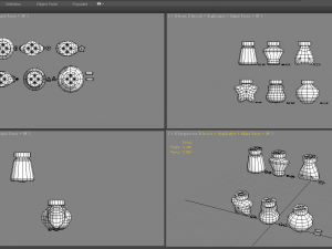 cartoon candies - glass jar - sweets 3D Model
