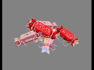 cartoon wedding candy 3D Model