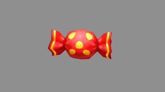 a red wedding candy 3D 모델 .c4d .max .obj .3ds .fbx .stl .blend 