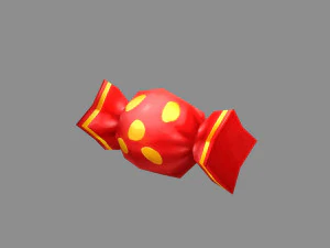a red wedding candy 3D Model