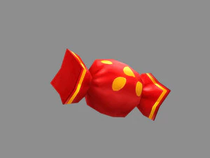 a red wedding candy 3D Model