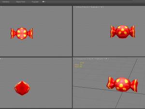 a red wedding candy 3D 모델