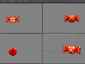 a red wedding candy 3D 모델