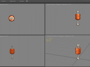 cartoon chicken drumstick - chicken thigh - small Model 3D