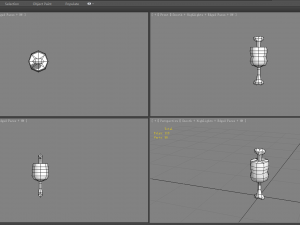 cartoon chicken drumstick - chicken thigh - small Model 3D