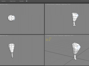 cartoon braised pork - pork knuckle - ham - deli meats 3D-Modell