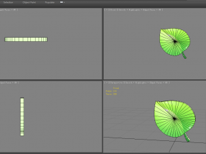 cartoon leaf - green Modelo 3D