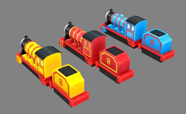 Thomas the train 3d top model