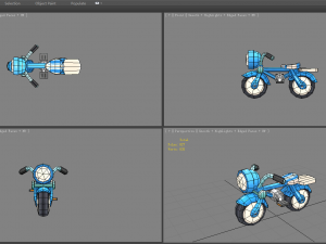 cartoon kids bicycle 3D Модель