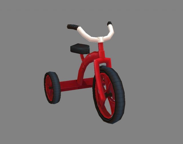 Kids red tricycle shop