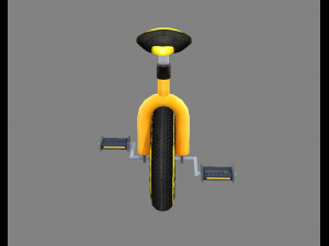 cartoon unicycle Modelo 3D