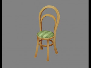 cartoon chair - stool 3D-Modell
