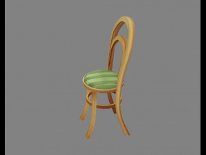 cartoon chair - stool 3D 모델