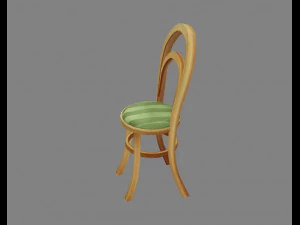 cartoon chair - stool 3D Model