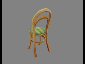 cartoon chair - stool 3D 모델