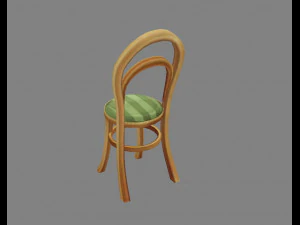 cartoon chair - stool 3D Model