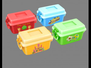 cartoon storage box 3D मॉडल