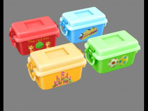 cartoon storage box 3D Model