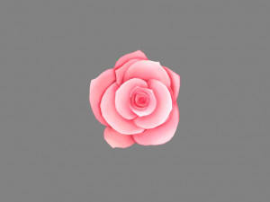 cartoon roses for valentine Modelo 3D