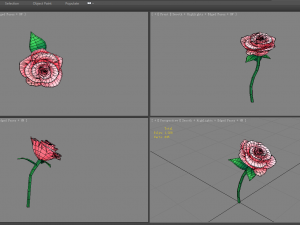 cartoon roses for valentine Modelo 3D