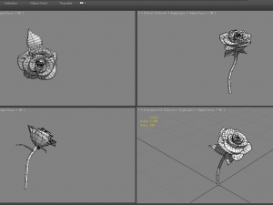 cartoon roses for valentine Modelo 3D