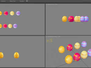 a shatterable egg - broken eggs 3D Model