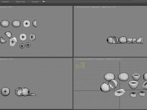 a pile of eggs - soft-boiled eggs -yolk-eggshells-broken eggs 3D Модель