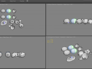 a pile of eggs - fried egg - yolk - eggshells - broken eggs 3D Model