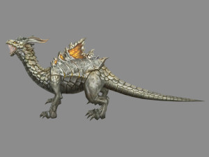 stone dragon - devil dragon monster 3D मॉडल