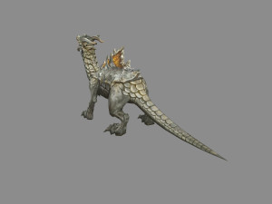 stone dragon - devil dragon monster 3D मॉडल