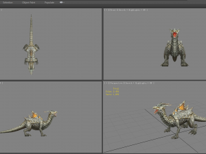 stone dragon - devil dragon monster 3D मॉडल