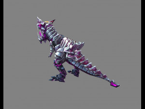 cartoon robot tyrannosaurus 3D Model