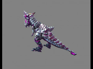 cartoon robot tyrannosaurus 3D Model