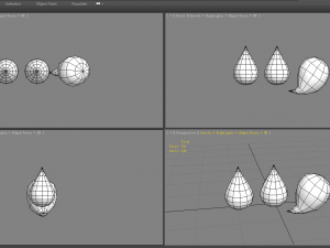 cartoon water drop - water dripping Modelo 3D