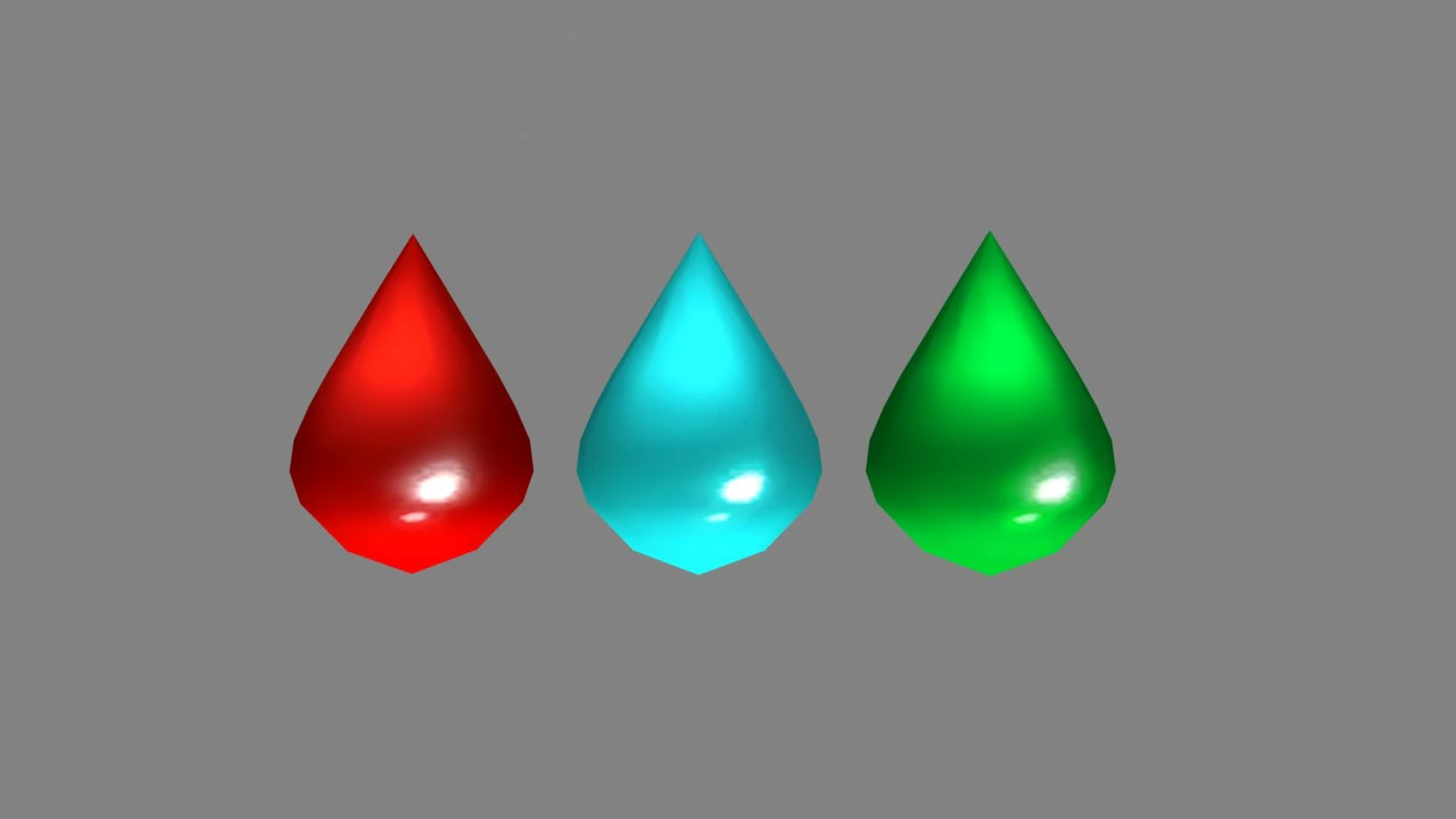 cartoon blood drop - water drop - medicine drop 3D Model .c4d .max .obj .3ds .fbx .stl .blend 