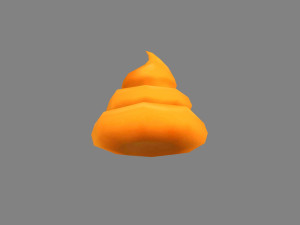 cartoon poop - hoax props - shit 3D-Modell