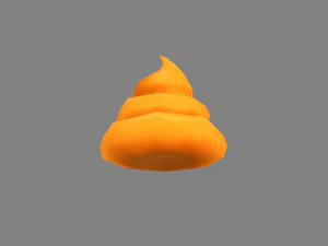 cartoon poop - hoax props - shit 3D Model