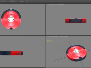 cartoon robot vacuum cleaner 3D Model